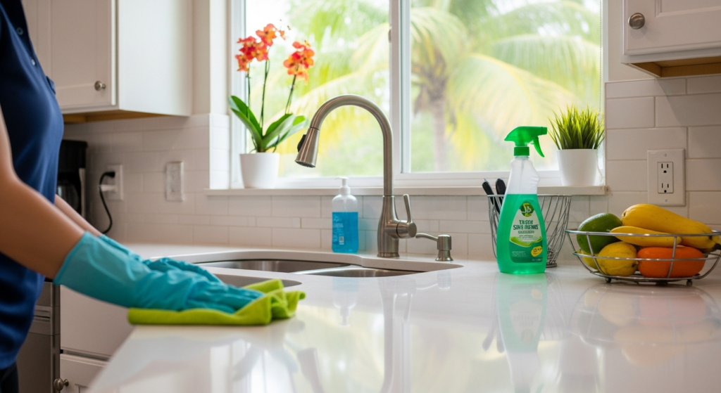 house cleaning schedule checklist by All Great Cleaner – Professional Cleaning Services in Orlando with cleaning routine and deep cleaning focus