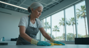 Office cleaning with All Great Cleaner – Professional Cleaning Services in Orlando including eco-friendly touch and office cleaning service.