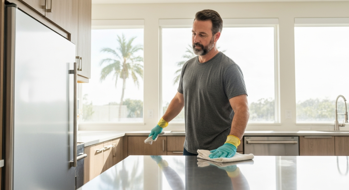 House prepared for cleaning by All Great Cleaner – Professional Cleaning Services in Orlando.