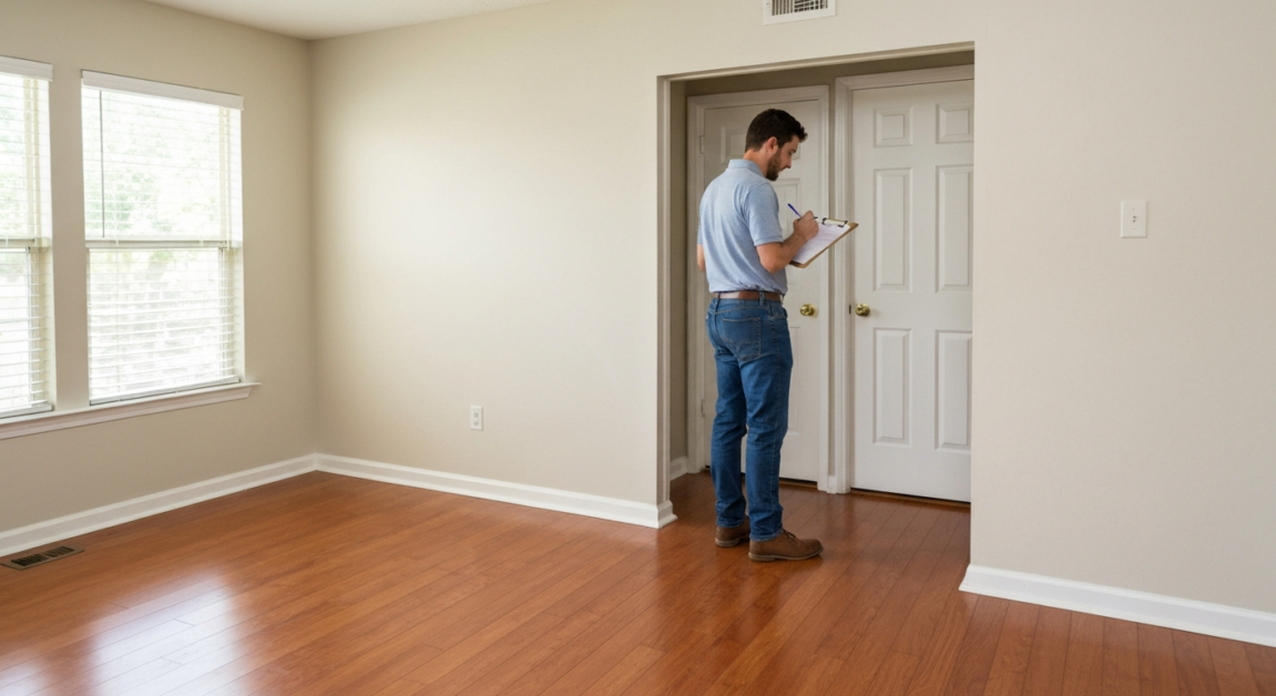 Detailed checklist walkthrough in Orlando move-out cleaning to ensure inspection readiness