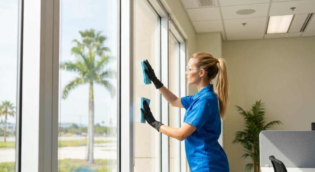 Professional window cleaning by All Great Cleaner – Professional Cleaning Services in Orlando Metro