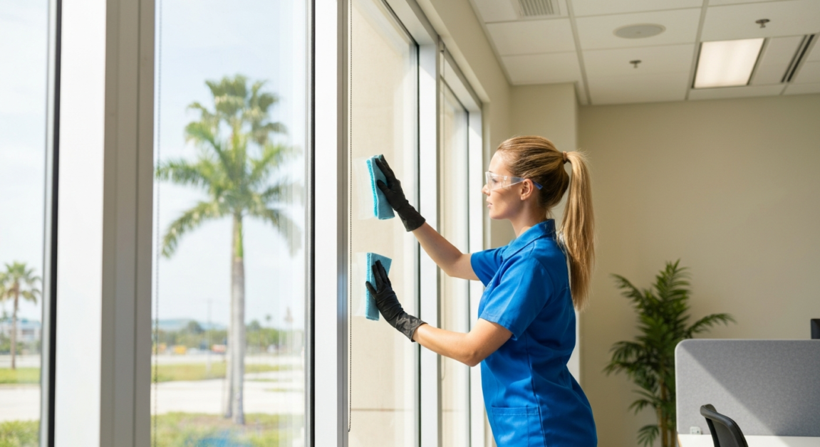 Professional window cleaning by All Great Cleaner – Professional Cleaning Services in Orlando Metro