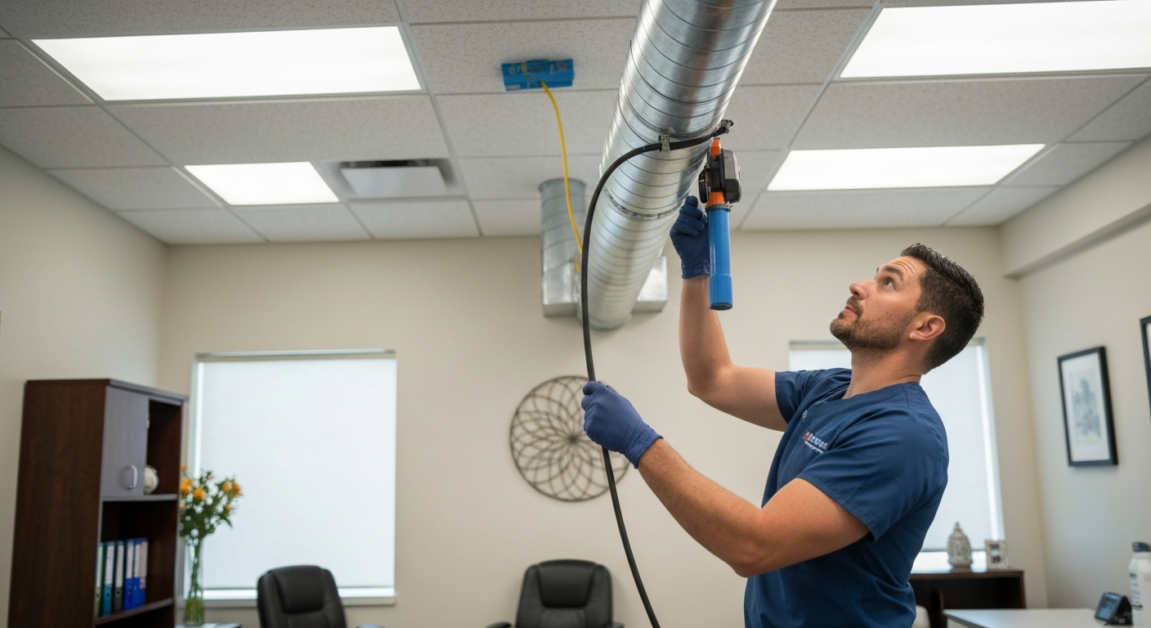 Air vent cleaning in Orlando medical office