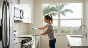 emergency cleaning after water damage in Orlando condo by All Great Cleaner – Professional Cleaning Services