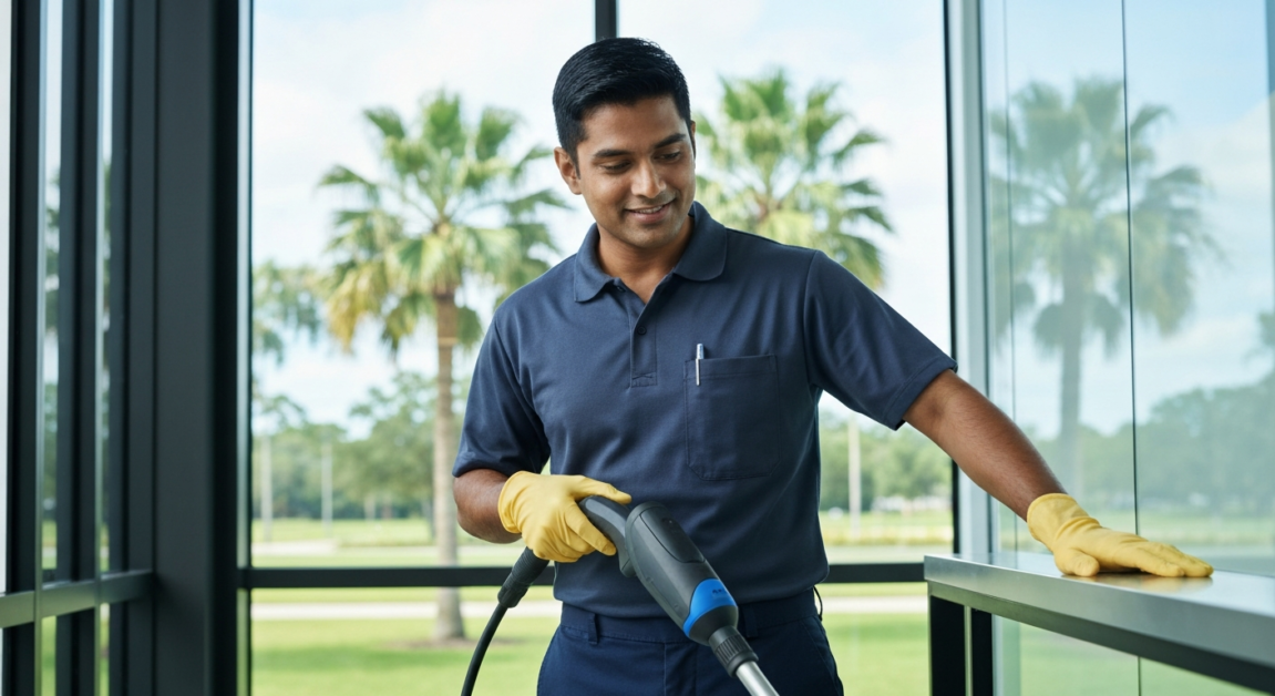 Professional cleaning service reducing office allergens with All Great Cleaner – Professional Cleaning Services in Orlando